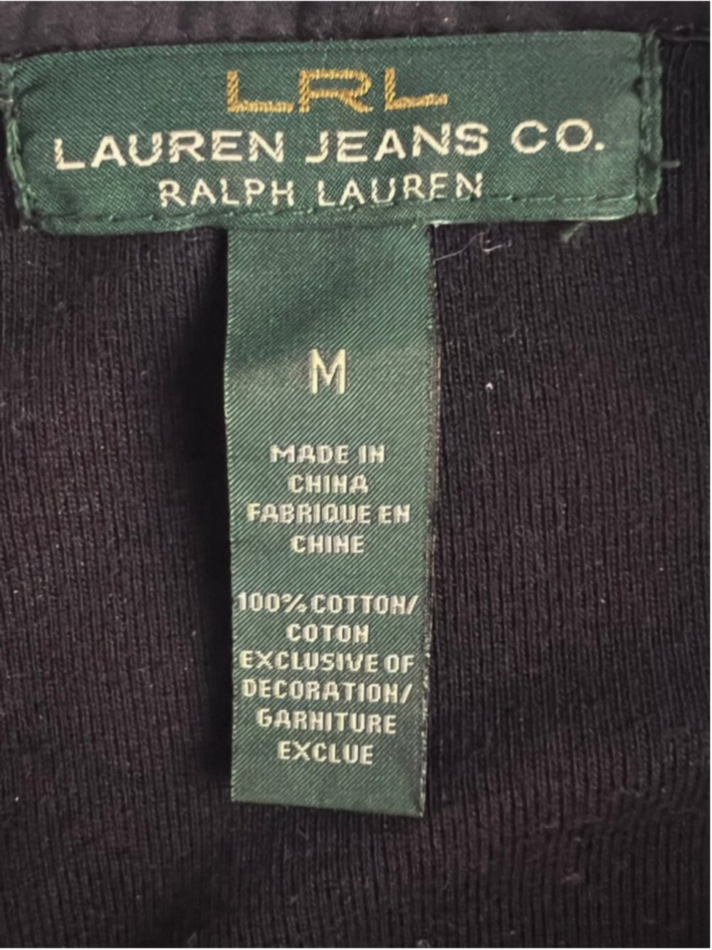 Vintage Y2K Ralph Lauren Lauren Jeans Co. Black Tuxedo Pleated Bib Top Sz M - Picture 4 of 10